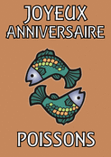 Fête aquatique pour un anniversaire Poisson